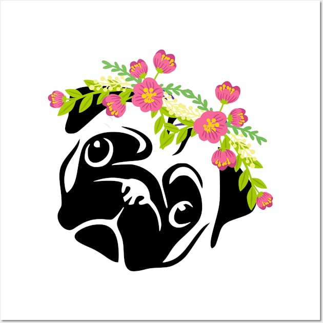 My Cute Pug Wall Art by Pet & Nature Lovers